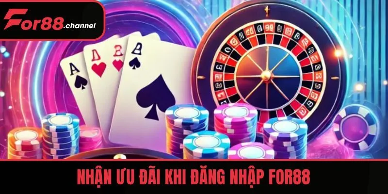 Nhận ưu đãi khi đăng nhập FOR88
