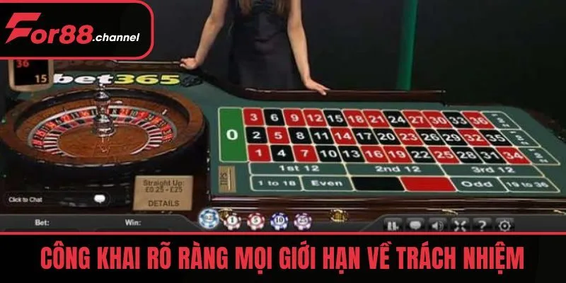 Công khai rõ ràng mọi giới hạn về miễn trừ trách nhiệm